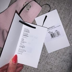 Celine : COTTON TRIOMPHE SOCKS LIGHT PINK